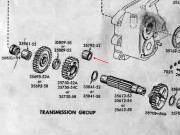 1956KHK　トランスミッションオーバーホール　ブッシングワンオフ製作1