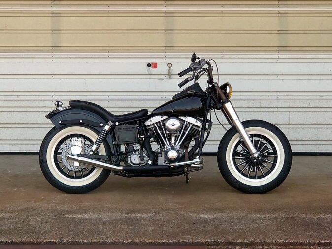 1977 FLH ショベルヘッド オールドスクール ボバー カスタム 1