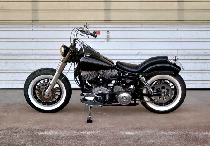 1977 FLH ショベルヘッド オールドスクール ボバー カスタム 4