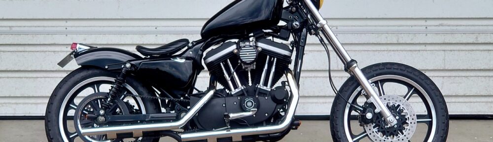 2006 XL883R スポーツスター 883 フリスコ クラブスタイル チョッパー オーリンズ リアショック サンダンス エンケイ トラックテック 7本キャスト キャストホイール カスタム 1