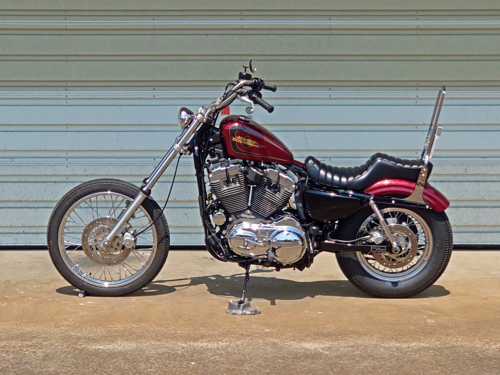 2012年式 XL1200V スポーツスター|オールドスクール チョッパー カスタム|左側面からの全体スタイリング