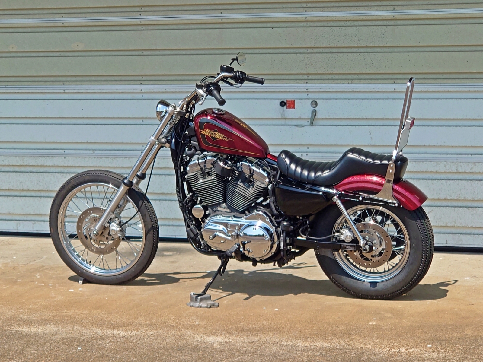 2012年式 XL1200V スポーツスター|オールドスクール チョッパー カスタム|左斜め後方からの全体スタイリング