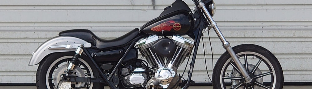 1987年式 FXR フリスコ チョッパー｜S&S 96cui搭載 クラブスタイル カスタムベース車｜中古車販売車両メインカット（全体スタイリング）売約済み