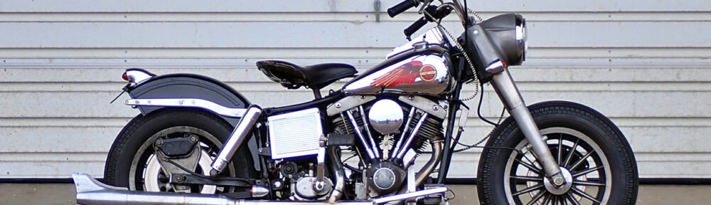 1981年式 FLH ショベルヘッド 1340 中古車｜ボバー カスタム｜右側面メインカット（全体スタイリング）