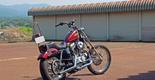 2012年式 XL1200V スポーツスター｜オールドスクール チョッパー カスタム｜右後方