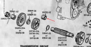 1956KHK　トランスミッションオーバーホール　ブッシングワンオフ製作1